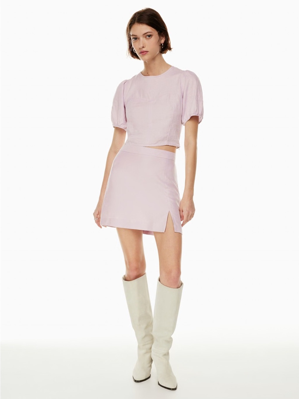 Aritzia PATIO LINEN TECEL MINI
SKIRT Size 2 - Picture 10 of 16